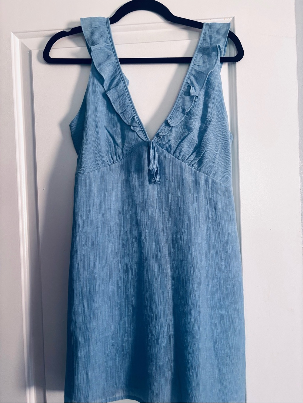Rhythm baby blue mini dress